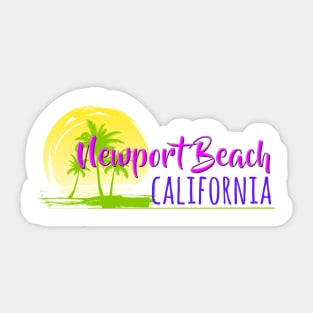 Life's a Beach: Newport Beach, California Sticker